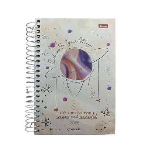 Agenda Espiral Anual Cosmos Foroni 176 Fls