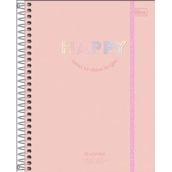 Agenda Espiral Anual Happy 2026 176 Folhas - Tilibra