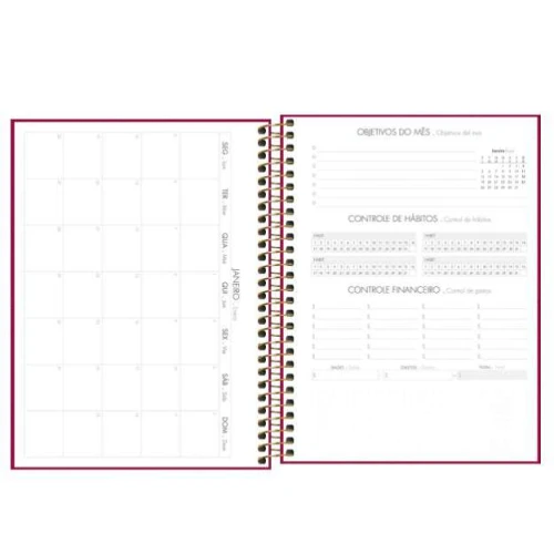 Agenda Espiral Anual Lume 176 folhas - Tilibra