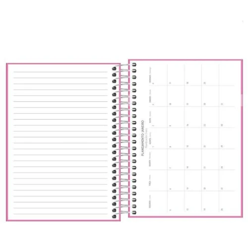 Agenda Espiral Anual Mais Fem D+ 176 folhas - Tilibra