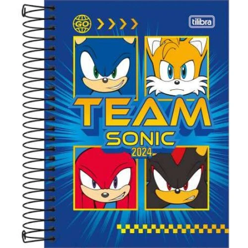 Agenda Espiral Anual Sonic 176 Folhas - Tilibra
