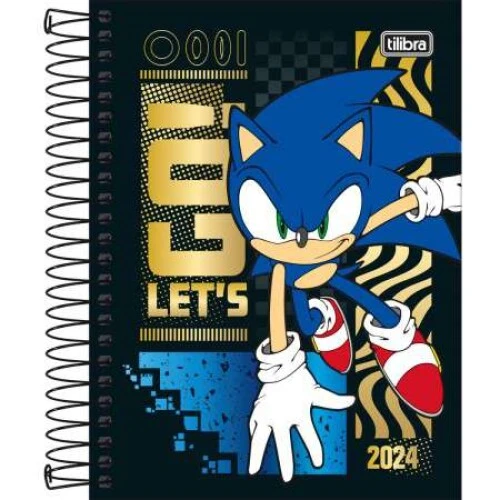 Agenda Espiral Anual Sonic 176 Folhas - Tilibra