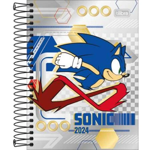 Agenda Espiral Anual Sonic 176 Folhas - Tilibra