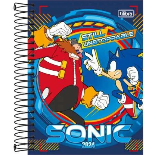 Agenda Espiral Anual Sonic 176 Folhas - Tilibra