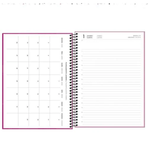 Agenda Espiral Anual Spot 200 folhas - Tilibra