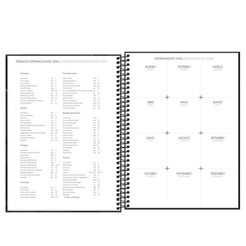 Agenda Espiral Anual Spot Tilibra 200 Folhas