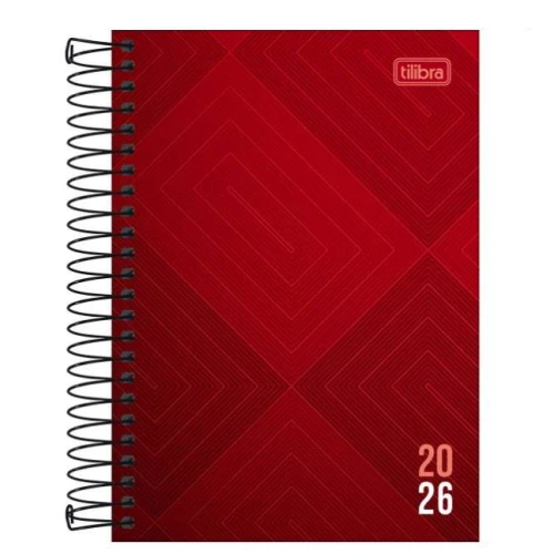 Agenda Espiral Anual Zip 176 folhas - Tilibra