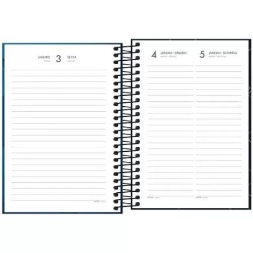 Agenda Espiral Anual Zip 176 folhas - Tilibra