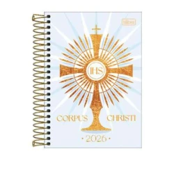 Agenda Espiral Bíblica Diária 2026 M6 Tilibra