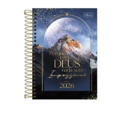 Agenda Espiral Louvor Diária e Mensal 2026  Tilibra