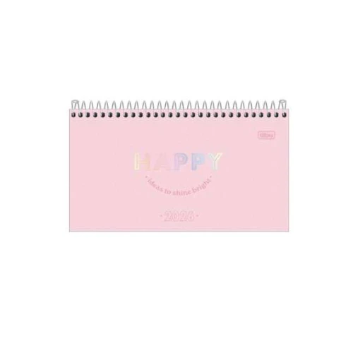 Agenda Semanal Bolso Happy 64 folhas - Tilibra