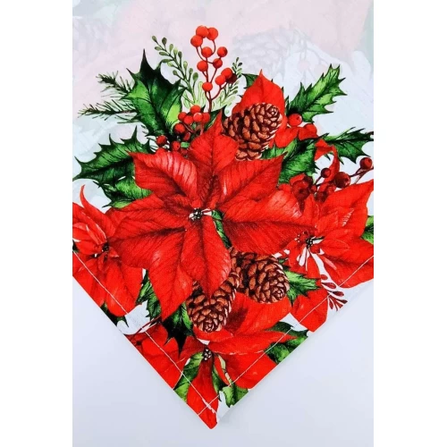 Americano de Natal Flor 44x34cm unidade - NSW