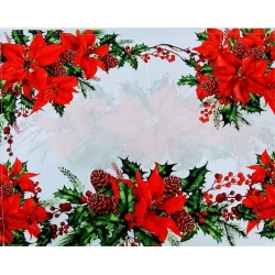 Americano de Natal Flor 44x34cm unidade - NSW