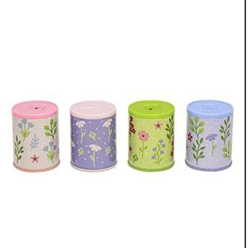 Apontador com Depósito Latinha Floral - Molin Apontador com Depósito Latinha Floral - Molin