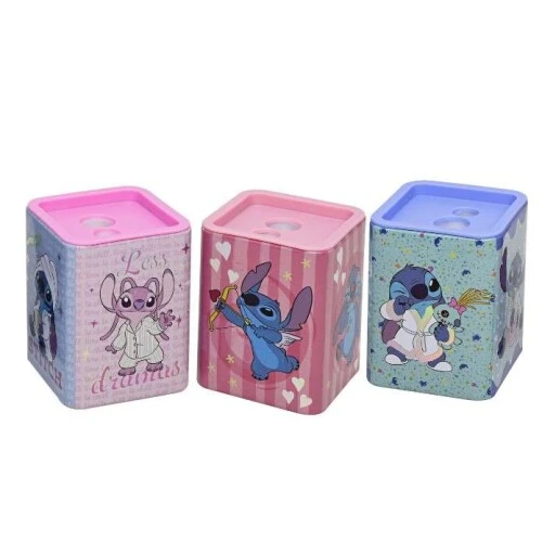 Apontador com Depósito Latinha Stitch - Molin Apontador com Depósito Latinha Stitch - Molin