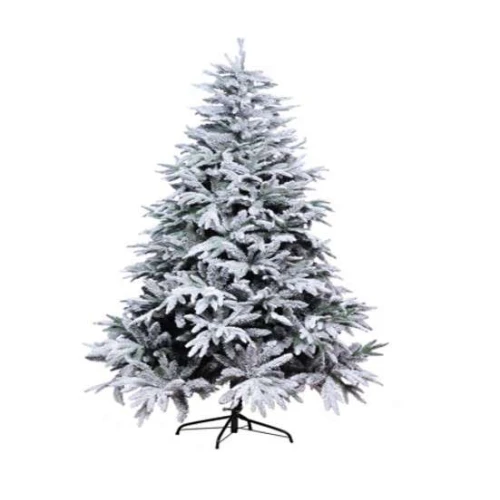Árvore de Natal Andes 210 cm Nevada Cromus Pinheiro Imponente com Efeito Nevado