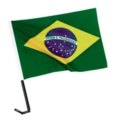 Bandeira da Copa com Suporte para Carro