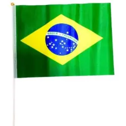Bandeira do Brasil de Tecido 20X28cm - Mares