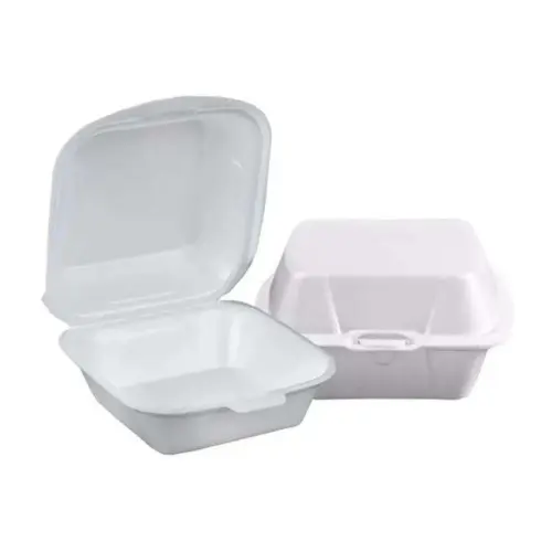 Bandeja Hamburgueira Espumada de Isopor X-Salada Pacote com 100 Unidades Copobras CH-002E