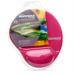 Base Mouse Apoio em Gel Rosa - Maxprint