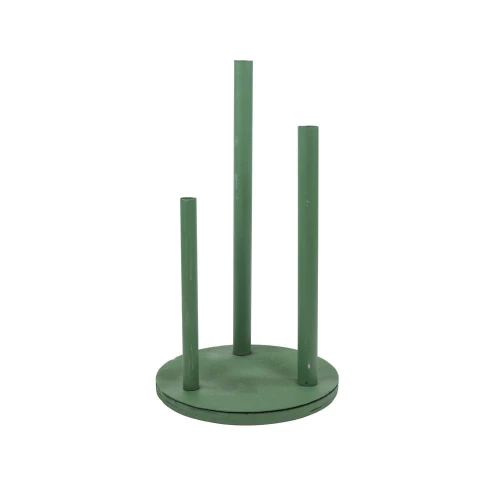Base para Flor 3 Tubos Verde 54 cm  Cromus