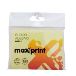 Bloco Post Amarelo c/100 folhas - Maxprint