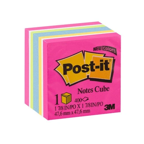 Bloco Post It 1X400 Colorido 3M