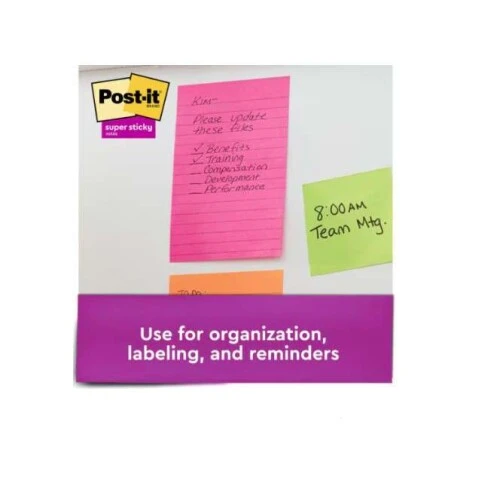 Bloco Post It 3X90 101x152 c/3 Coleção supernova- 3M