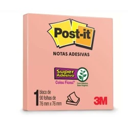 Bloco Post It 654 3m 1X90 Fls Damasco