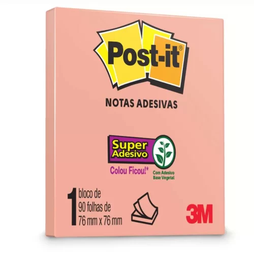 Bloco Post It 654 3m 1X90 Fls Damasco