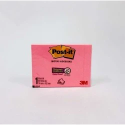 Bloco Post It 654 3m 1X90 Fls Rosa Poppy