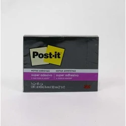 Bloco Post It 657 3m 1X90 Fls Preto