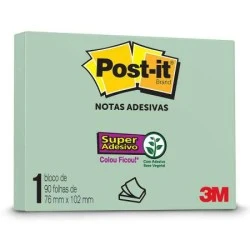 Bloco Post It 657 3m 1X90 Fls Menta