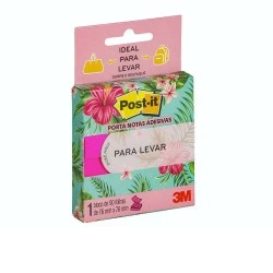 Bloco Post It Para Levar 1X90 Rosa 3M