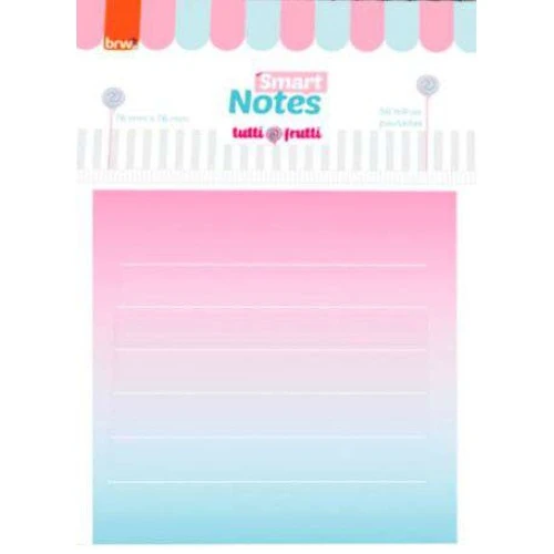 Bloco Post It Smart Tutti-Frutti 1X50 Fls - BRW