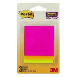 Bloco Post It cascata 3X45 fls 3M