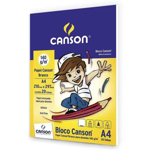 Bloco para Desenho A4 Canson