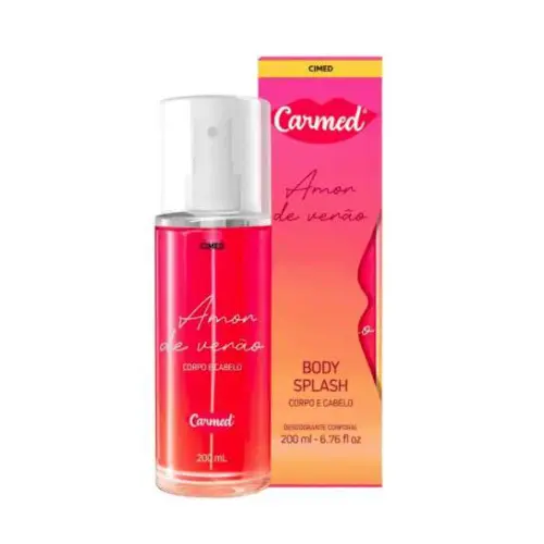 Body Splash CARMED Amor de Verão 200 ml  Frescor & Perfume para Corpo e Cabelo