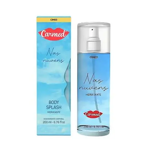 Body Splash Carmed Nas Nuvens 200ml  Fragrância Delicada e Hidratação Suave