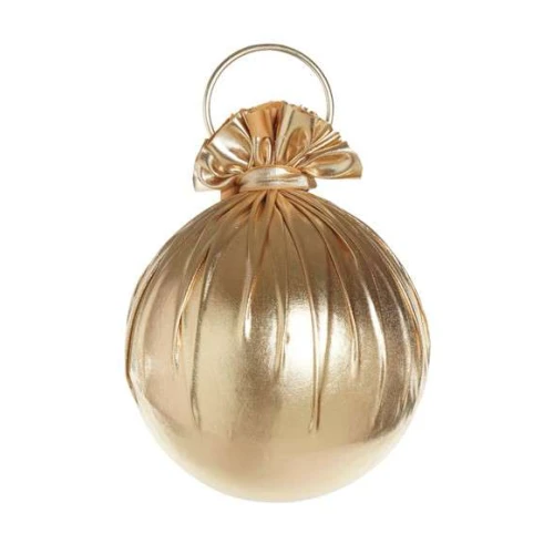 Bola de Natal Cromus 15cm Ouro Metalizado Ref.1091012