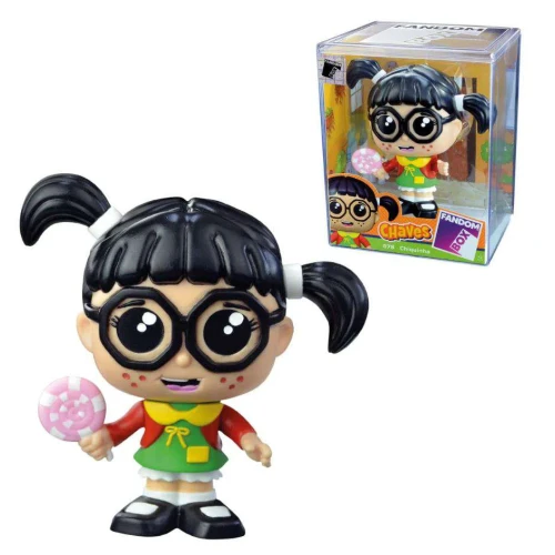 Boneca Turma do Chaves Chiquinha Colecionável Fandom Box 10cm  Líder Brinquedos Ref. 3494