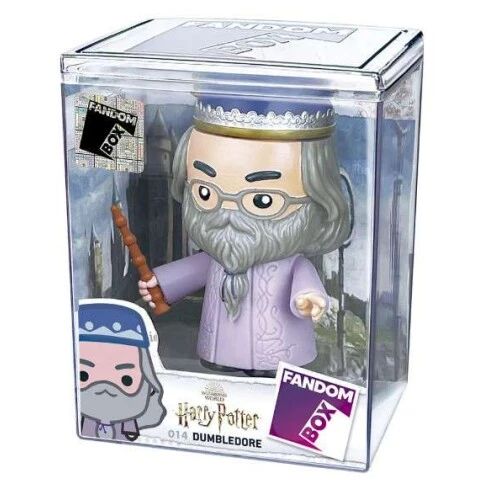 Boneco Harry Potter Dumbledore Colecionável Fandom Box 12cm Líder Brinquedos Ref. 3259