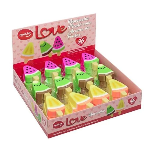 Borracha Color Love Picolé - Molin Borracha Color Love Picolé - Molin