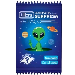 Borracha Surpresa Espaço - Tilibra