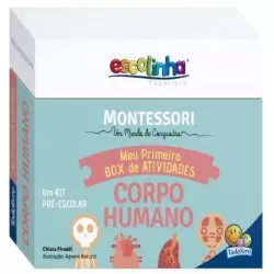 Box de Atividades Infantil Montessori Pré-escola - Corpo Humano