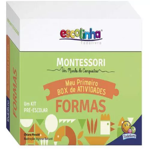 Box de Atividades Infantil Montessori Pré-escola - Formas