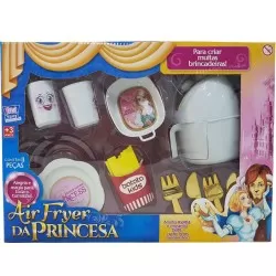 Brinquedo Air Fryer da Princesa 11 peças - Zuca Toys