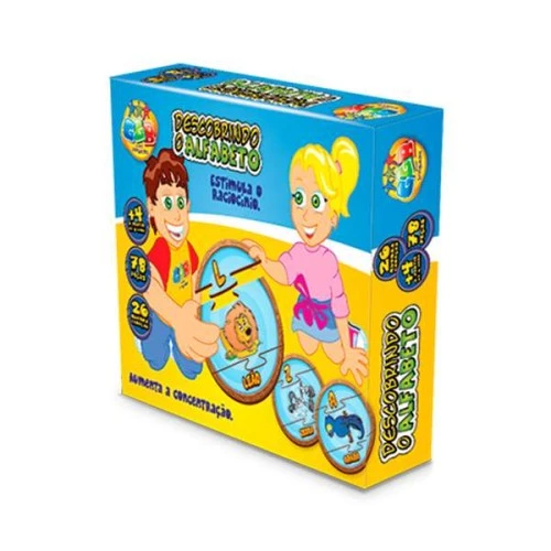 Brinquedo Alfabeto 78 peças - GGBPlast