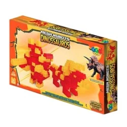 Brinquedo Bloco Lego 64 Peças Mega Robots Dinossauros Triceratops - GGB