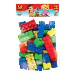 Brinquedo Bloco Legos 48 Peças - GGBPLAST